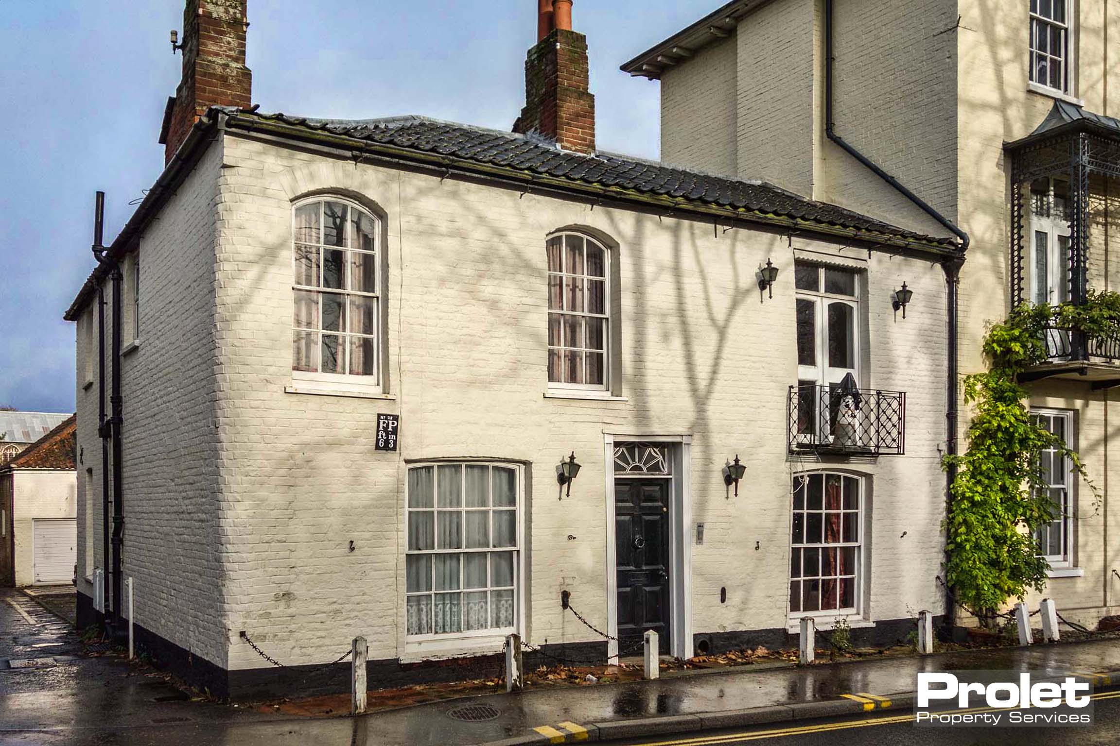 Cream townhouse