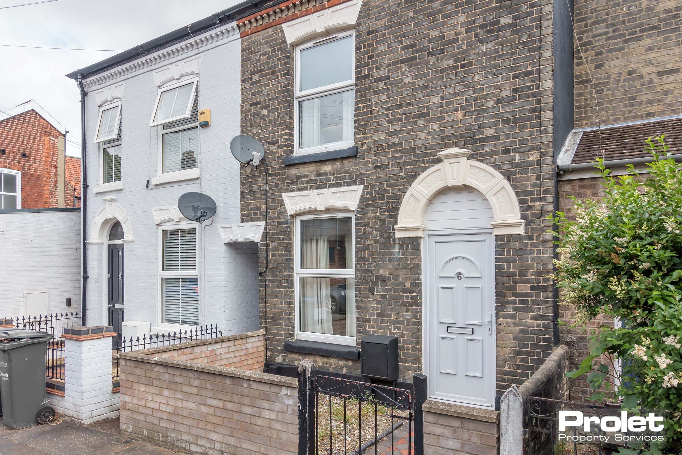 Brick terraced house