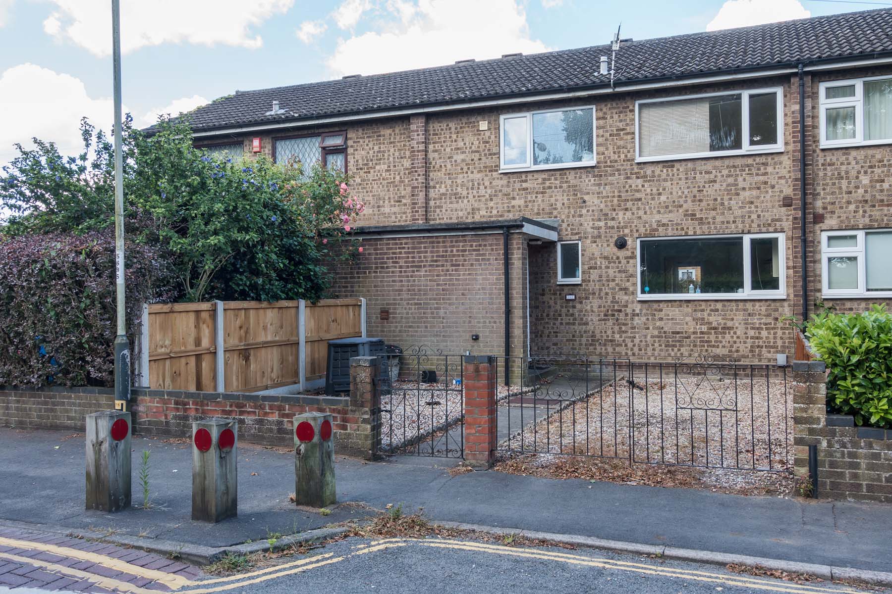 Brick terraced house