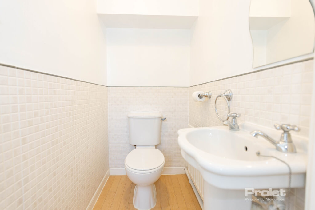 WC with toilet and sink