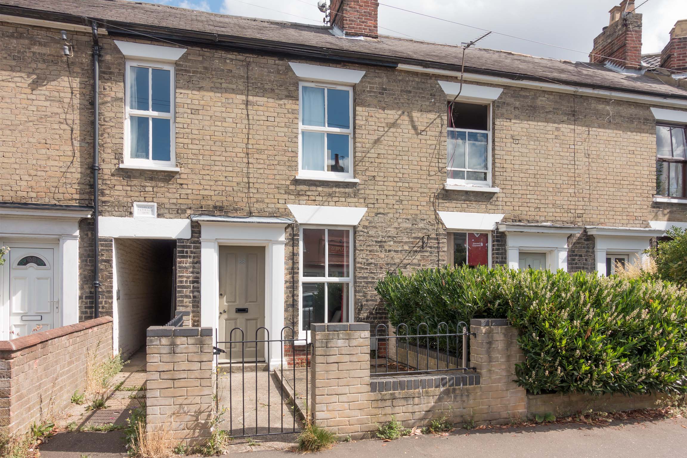 Brick terraced house