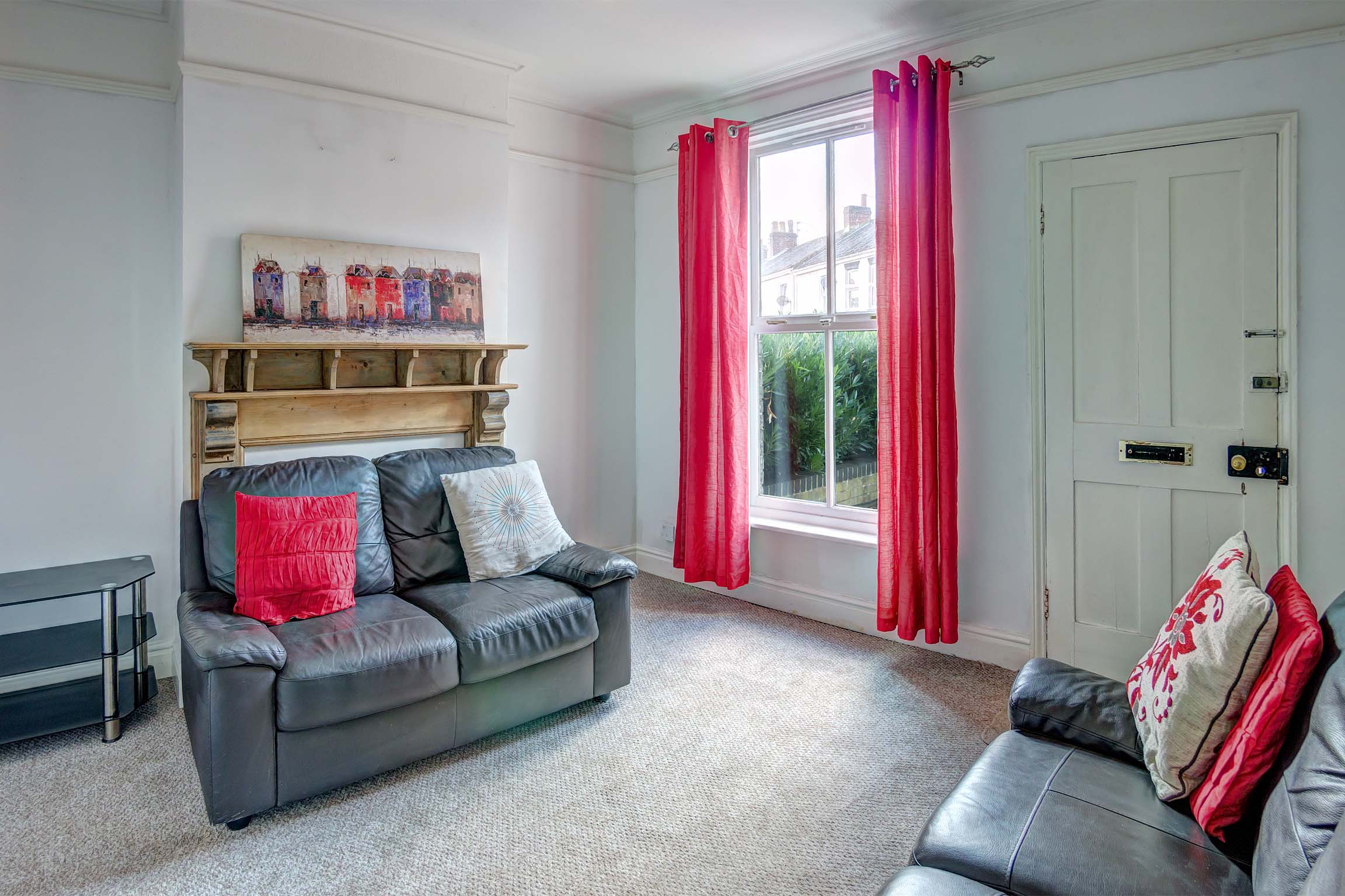 Living room with sofas