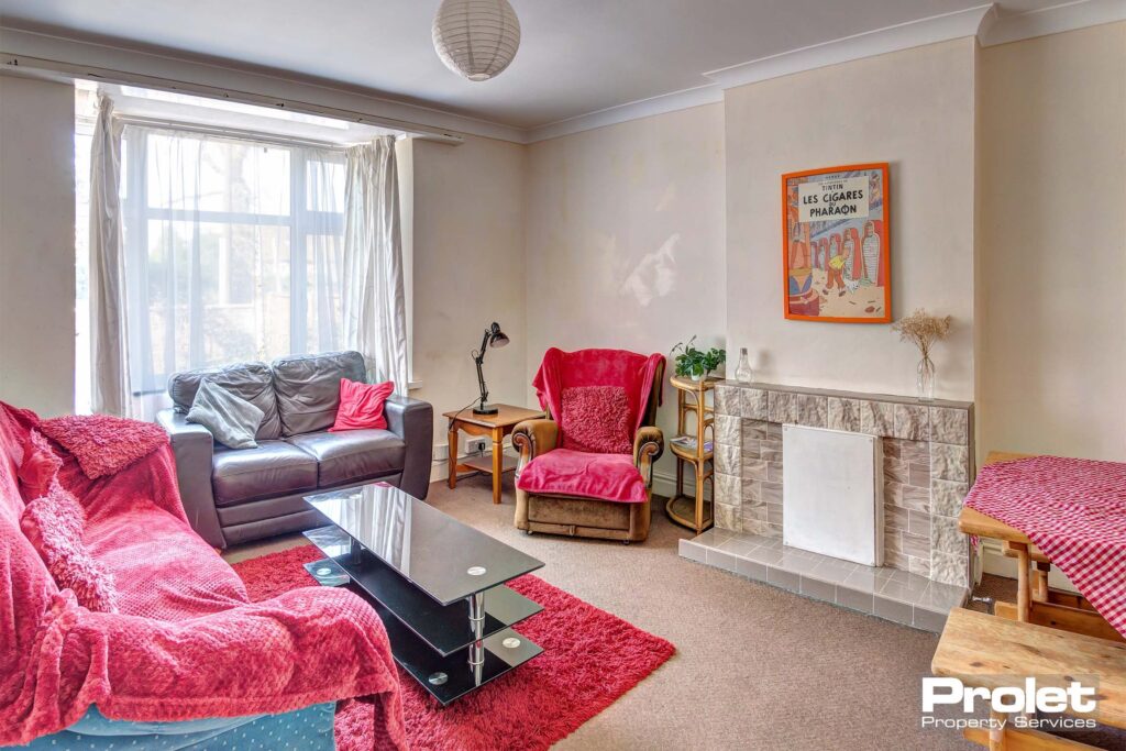 Large lounge with sofas and coffee table