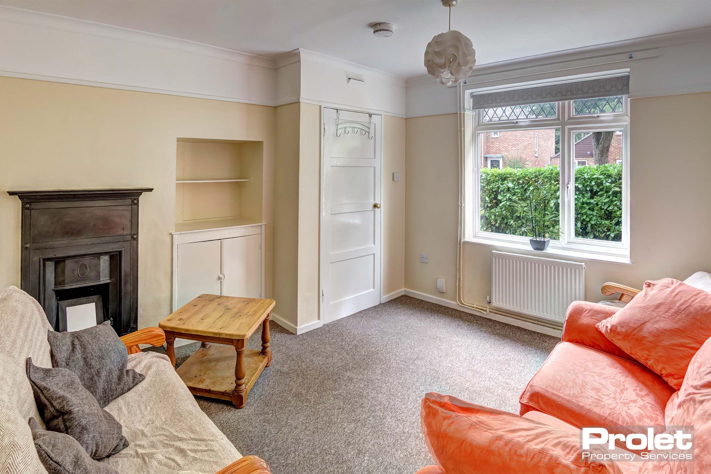 Large living room with sofas