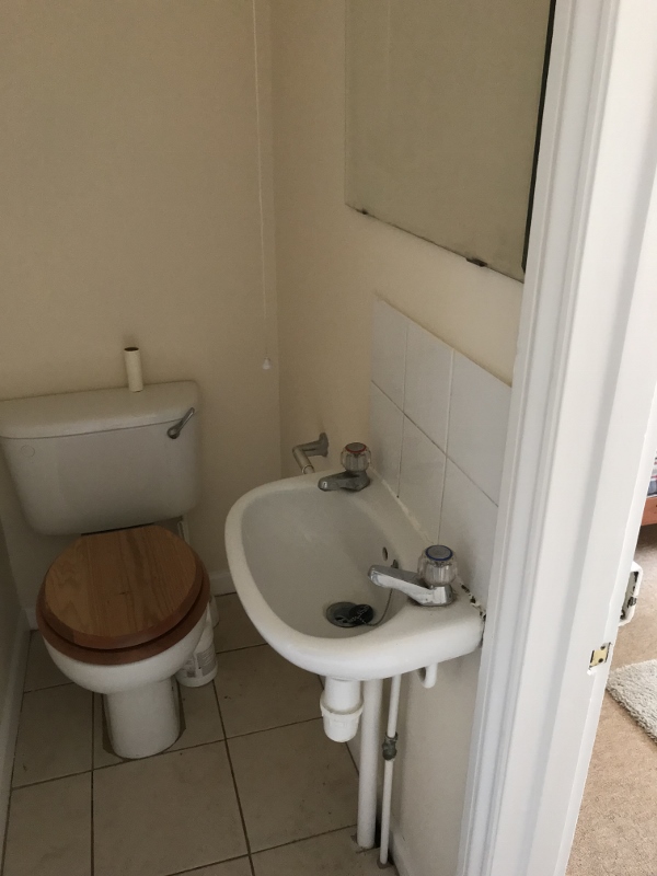 Toilet and sink